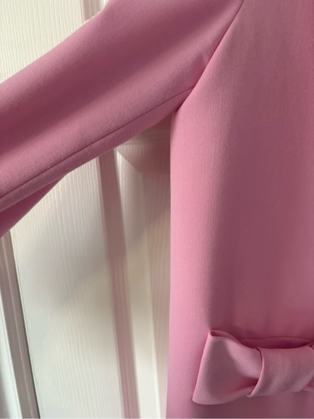 Smythe Pink Bow Coat - Picture 8 of 9